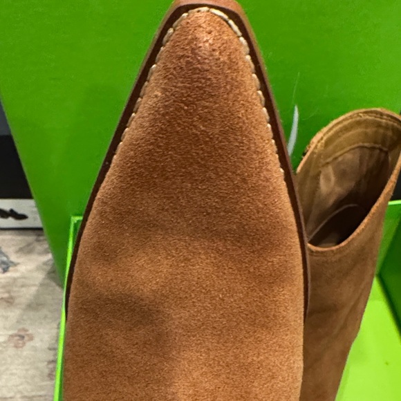 Sam Edelman Tan Suede Ankle Booties - Picture 3 of 11